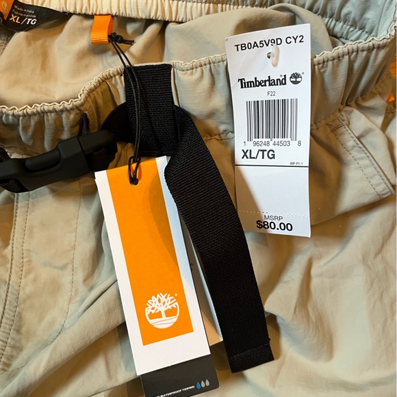 Mens Timberland Joggers Pants, Size XL / TG, light grayish color - Picture 15 of 16